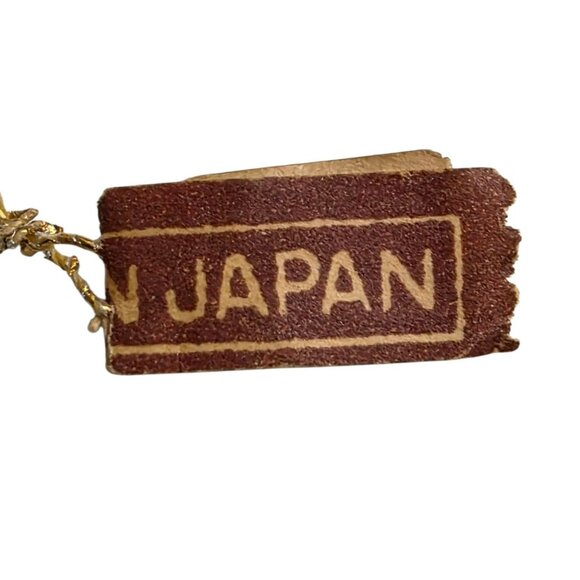 Vintage Japan Snowman Bobble Head Ornament Hat Christmas Putz Pipe Cleaner Candy - Picture 8 of 9